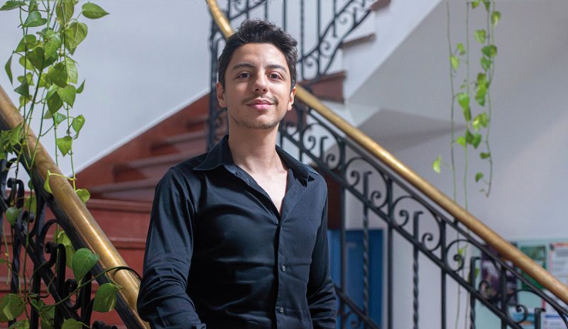 O estudante Paulo de Tarso participou das atividades na comunidade | Foto: Guilherme Simões
