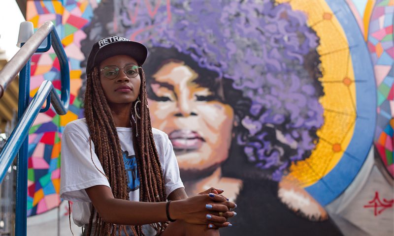 A rapper Amazonita Ágata diz que há poucas mulheres no rap por causa de uma questão estrutural da sociedade | Foto: Raphael Calixto