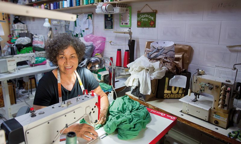 A empreendedora Neuza Maria encontrou na Economia Solidária o suporte para se estabelecer como cidadã e mulher | Foto: Raphael Calixto
